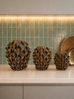 Sereni Bronze design vaas verkrijgbaar in drie formaten