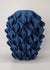 Sereni Deep Blue sculpturale 3D-geprinte design vaas