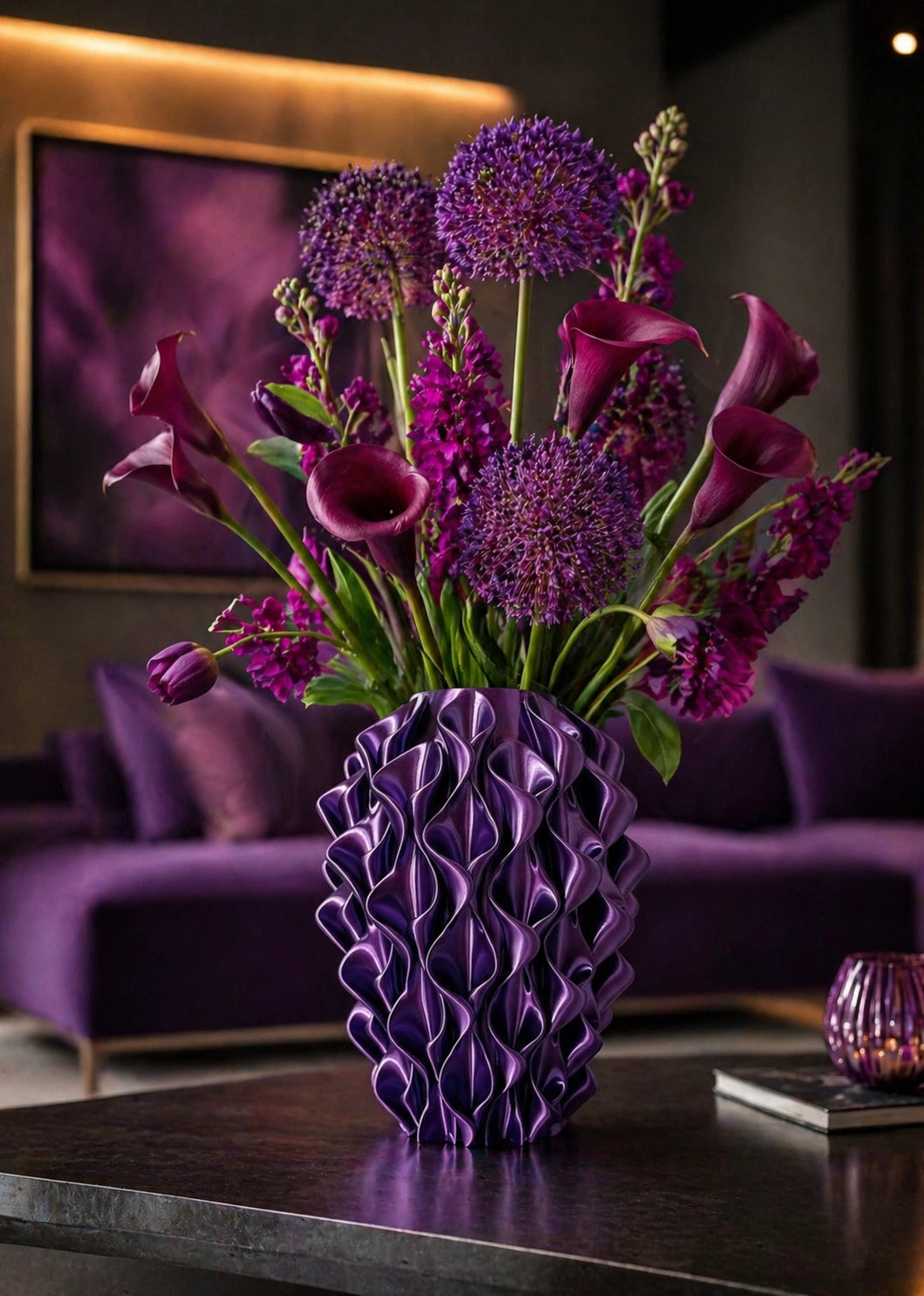 Sereni Noctari design vaas als exclusief designobject