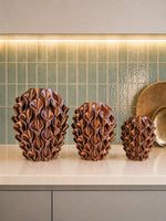 Sereni Silk Blush Gold design vaas verkrijgbaar in drie formaten