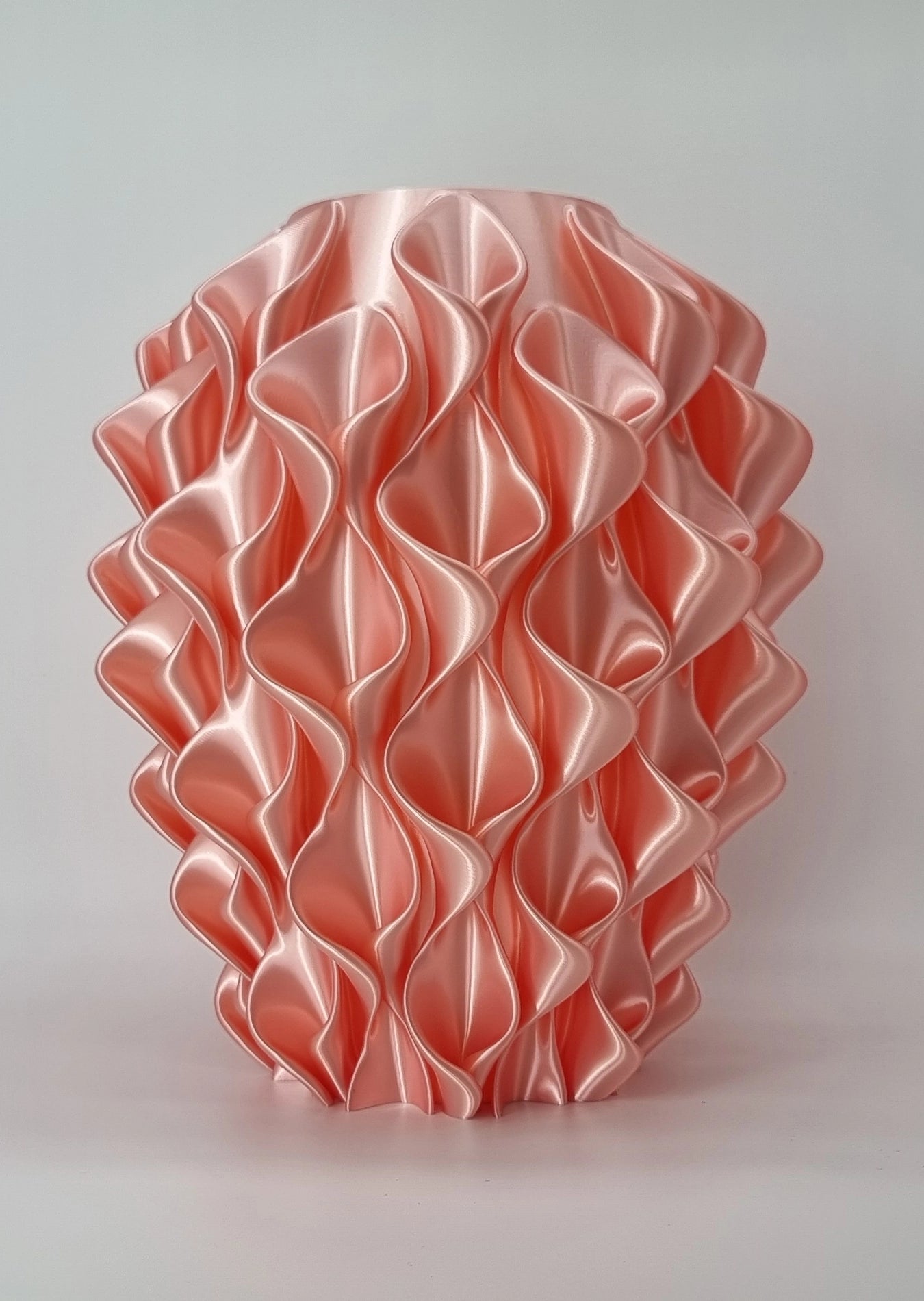 Sereni Silk Blush sculpturale design vaas
