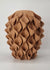 Sereni Warm Caramel sculpturale design vaas